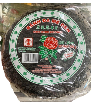 검정깨라이스페이퍼(BÁNH ĐA MÈ ĐEN)