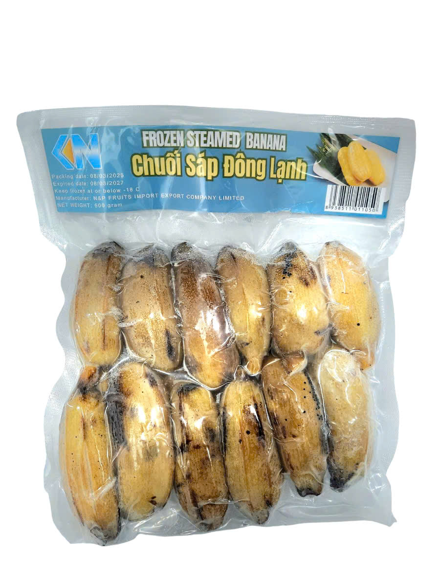 냉동 쌉바나나( CHUỐI SÁP ĐÔNG LẠNH)
